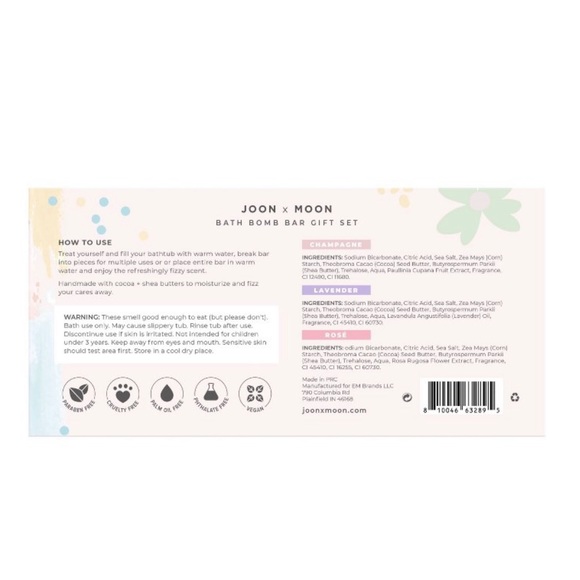 NEW sealed Join x Moon Treat Yourself bath bomb bar gift set 14oz - Picture 2 of 2